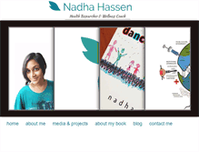 Tablet Screenshot of nadhahassen.com